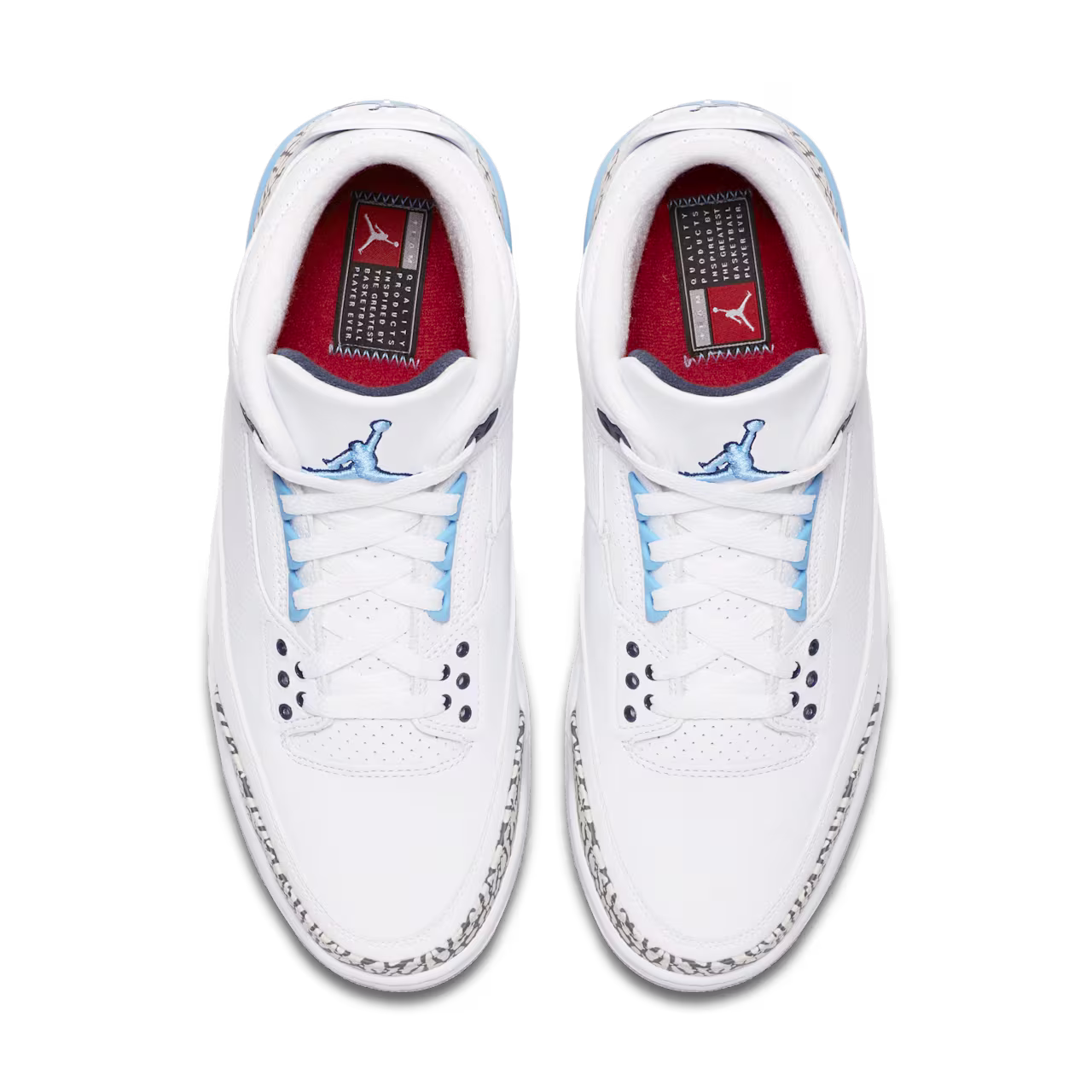Jordan 3 Valor Blue — Vista 4