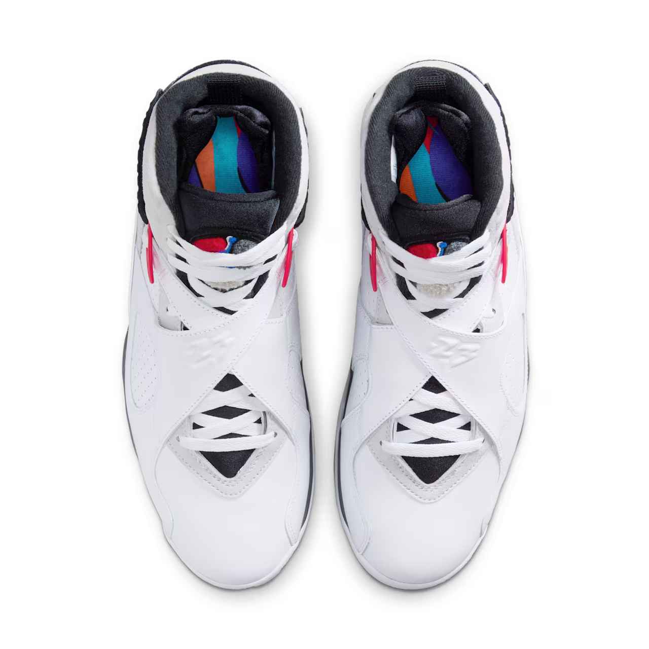 Jordan 8 White/True Red — Vista 4