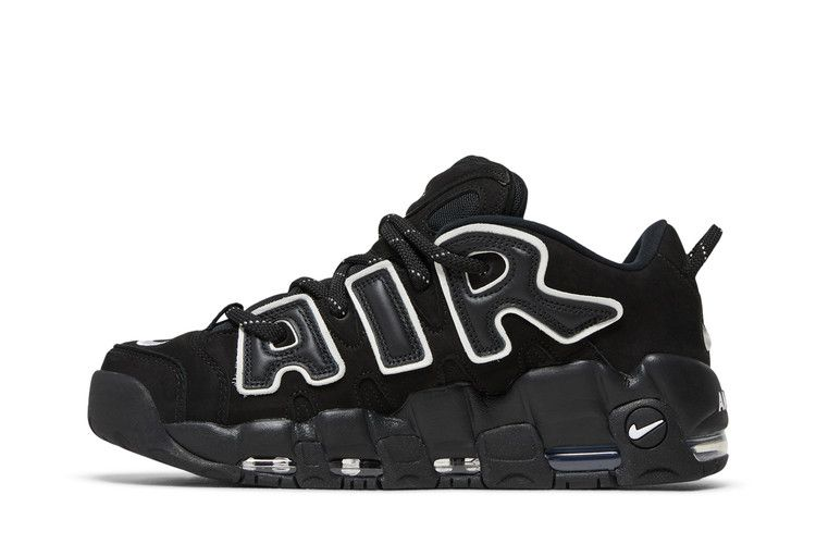 Ambush X Nike Air More Uptempo Low Black — Vista 4