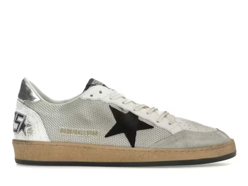 Golden Goose Ball Star Light Silver Black — Xotic Sneakers Chile