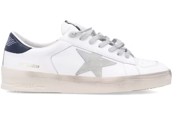 Golden Goose Stardan White Ice Gray Blue Navy — Xotic Sneakers Chile