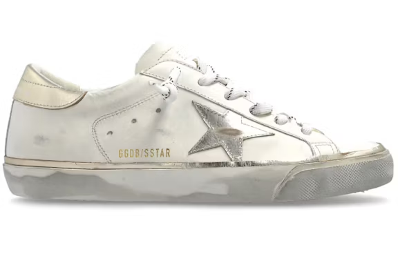Golden Goose Super Star Optic White Platinum Womens — Xotic Sneakers Chile