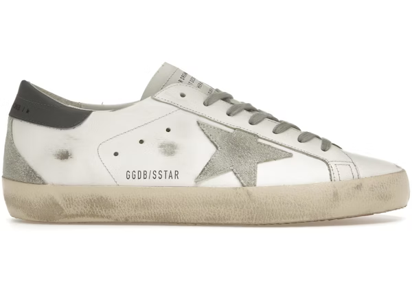 Golden Goose Super Star White Grey — Vista 2
