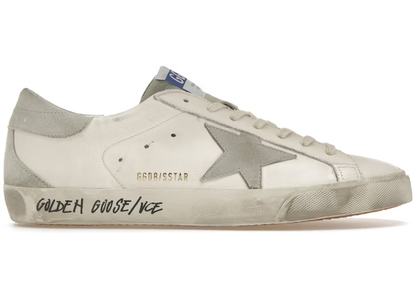 Golden Goose Super Star White Ice Grey — Vista 2
