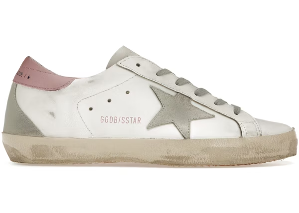 Golden Goose Super Star White Light Pink W — Vista 2