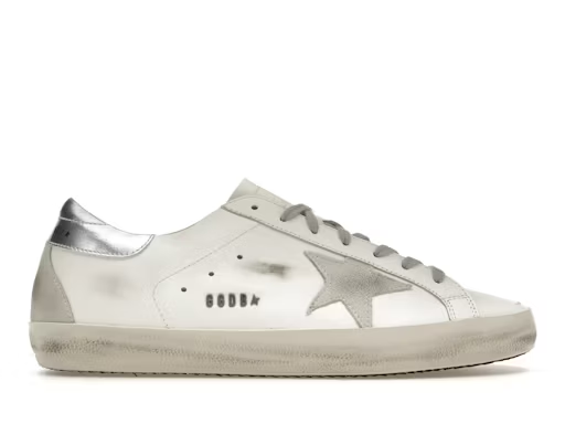 Golden Goose Super Star White Silver — Xotic Sneakers Chile