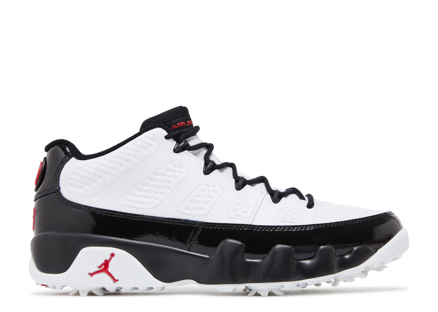 Jordan 9 Low 'Golf White Black True Red' — Xotic Sneakers Chile