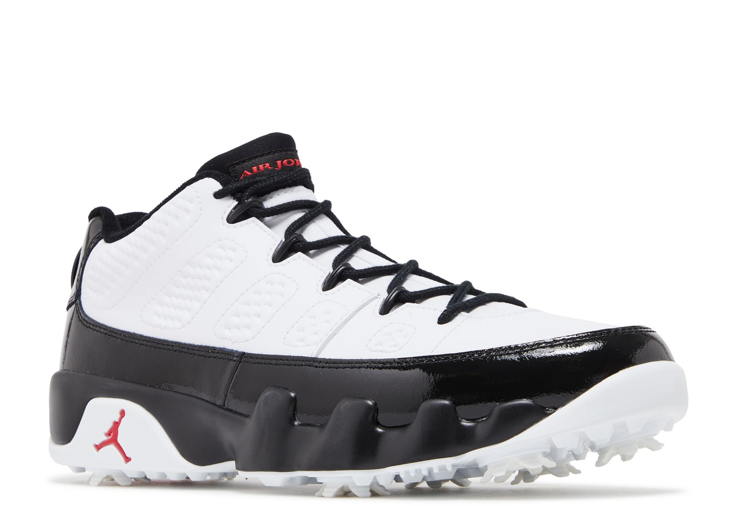 Jordan 9 Low 'Golf White Black True Red' — Vista 2