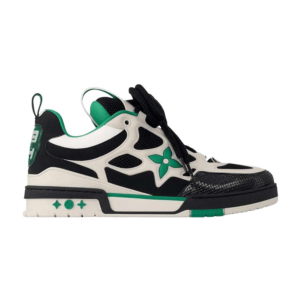 Lv Skate Sneaker Green Black Cream — Xotic Sneakers Chile