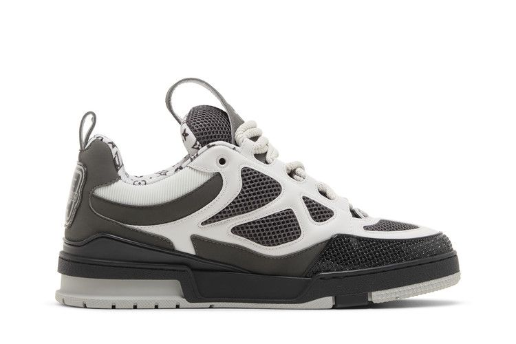 Lv Skate Sneaker Grey Black — Vista 2