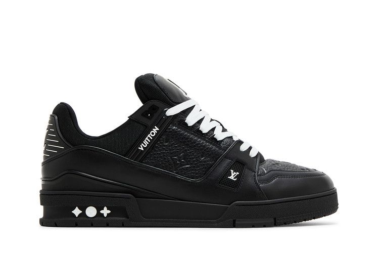 Lv Trainer Embossed Monogram Black — Vista 2