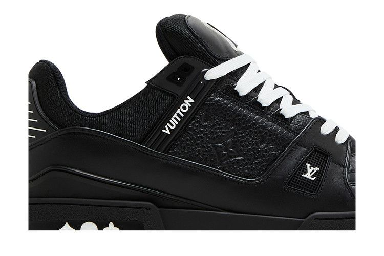 Lv Trainer Embossed Monogram Black — Vista 3