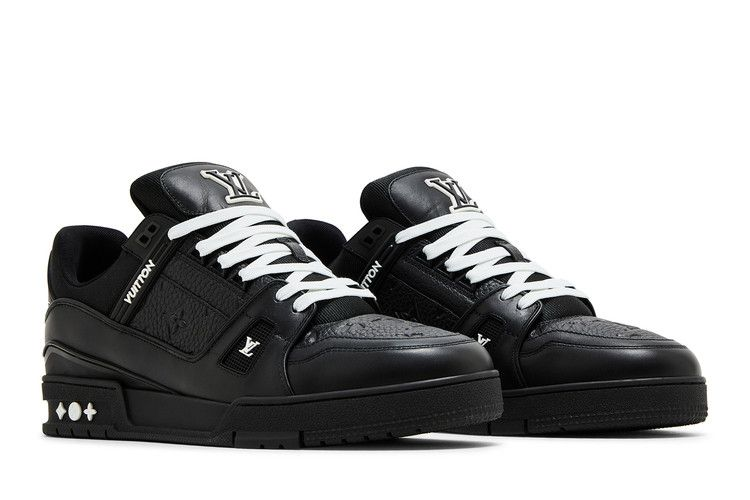Lv Trainer Embossed Monogram Black — Vista 9