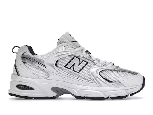 New Balance 530 White Silver Navy — Xotic Sneakers Chile