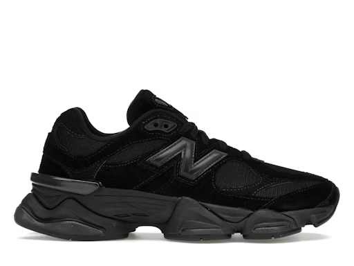 New Balance 9060 Triple Black — Xotic Sneakers Chile