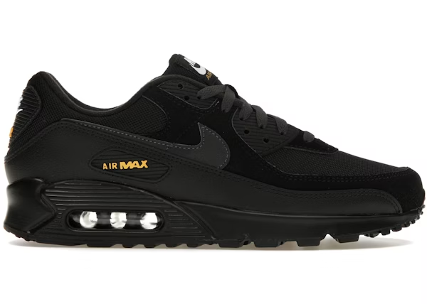 Nike Air Max 90 Black Speed Yellow — Vista 2