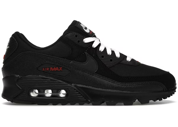 Nike Air Max 90 Black Sport Red — Vista 2