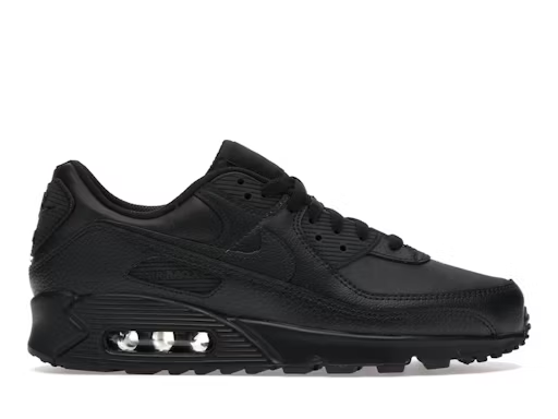 Nike Air Max 90 Leather Triple Black 2020 — Xotic Sneakers Chile