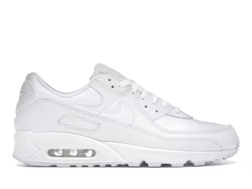 Nike Air Max 90 Leather Triple White 2020 — Xotic Sneakers Chile