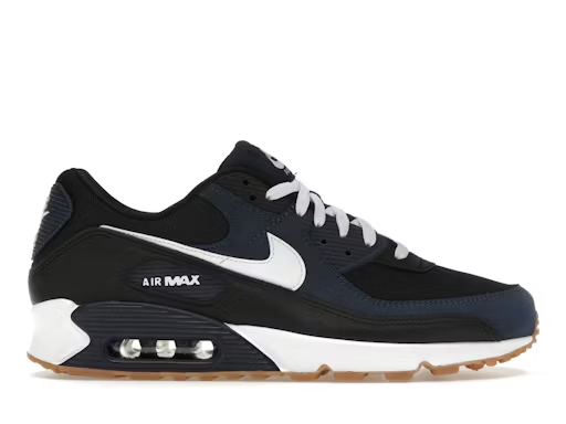 Nike Air Max 90 Midnight Navy Gum — Xotic Sneakers Chile