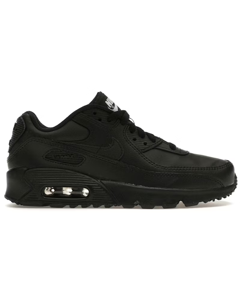 Nike Air Max 90 Recraft Triple Black — Vista 4