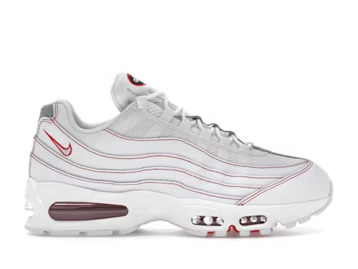 Nike Air Max 95 Og Big Bubble White University Red — Xotic Sneakers Chile