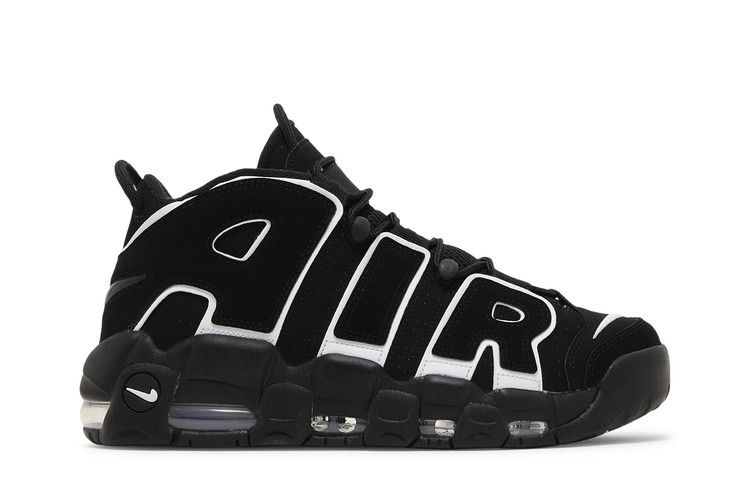 Nike Air More Uptempo 96 Black White 2023 — Vista 2