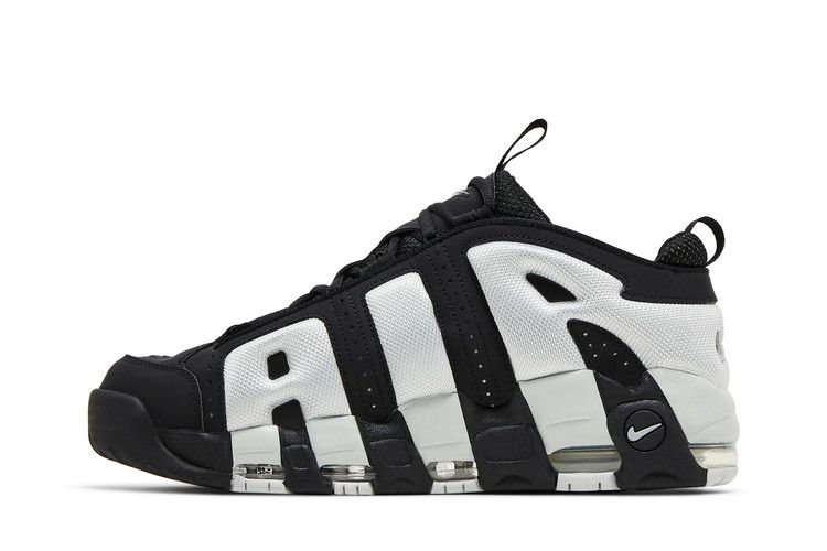 Nike Air More Uptempo Low Black Photon Dust — Vista 4