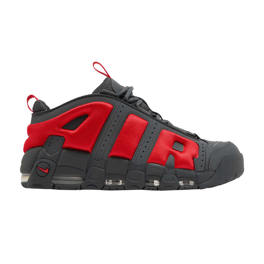 Nike Air More Uptempo Low Dark Grey Light Crimson — Xotic Sneakers Chile