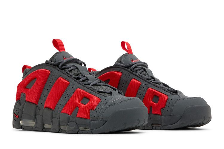 Nike Air More Uptempo Low Dark Grey Light Crimson — Vista 9