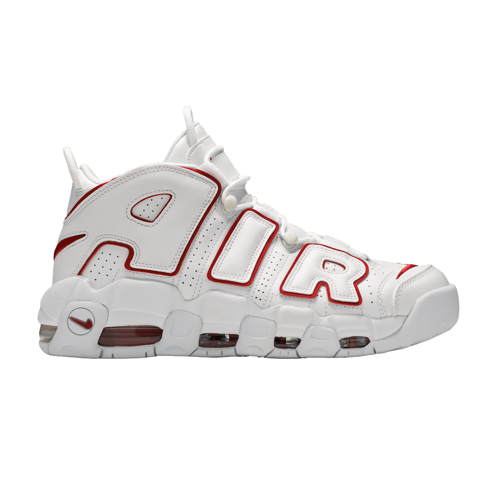 Nike Air More Uptempo White Varsity Red 2021 — Xotic Sneakers Chile