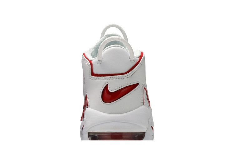 Nike Air More Uptempo White Varsity Red 2021 — Vista 8