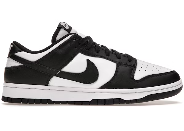 Nike Dunk Low Retro White Black 2021 — Vista 2
