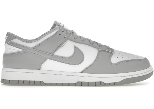 Nike Dunk Low White Light Smoke Grey — Vista 2
