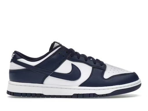 Nike Dunk Low White Midnight Navy — Xotic Sneakers Chile