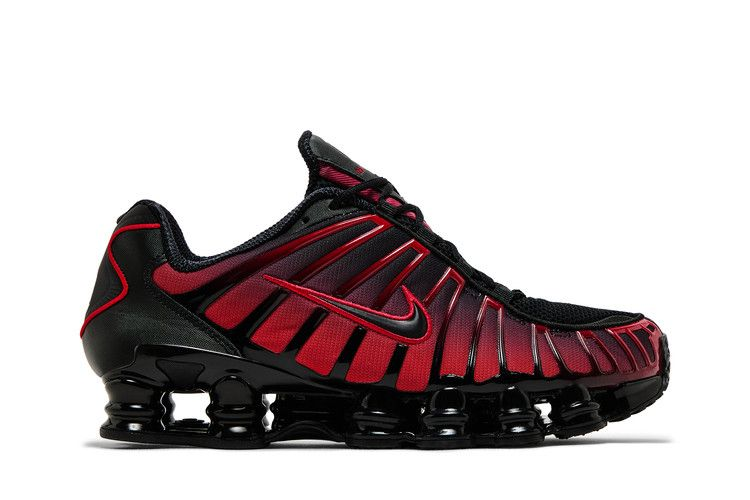 Nike Shox Tl Black Red Gradient — Vista 2