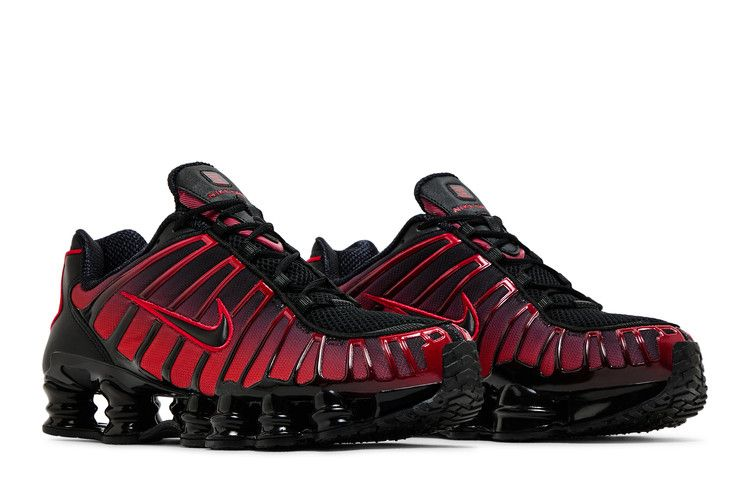 Nike Shox Tl Black Red Gradient — Vista 9