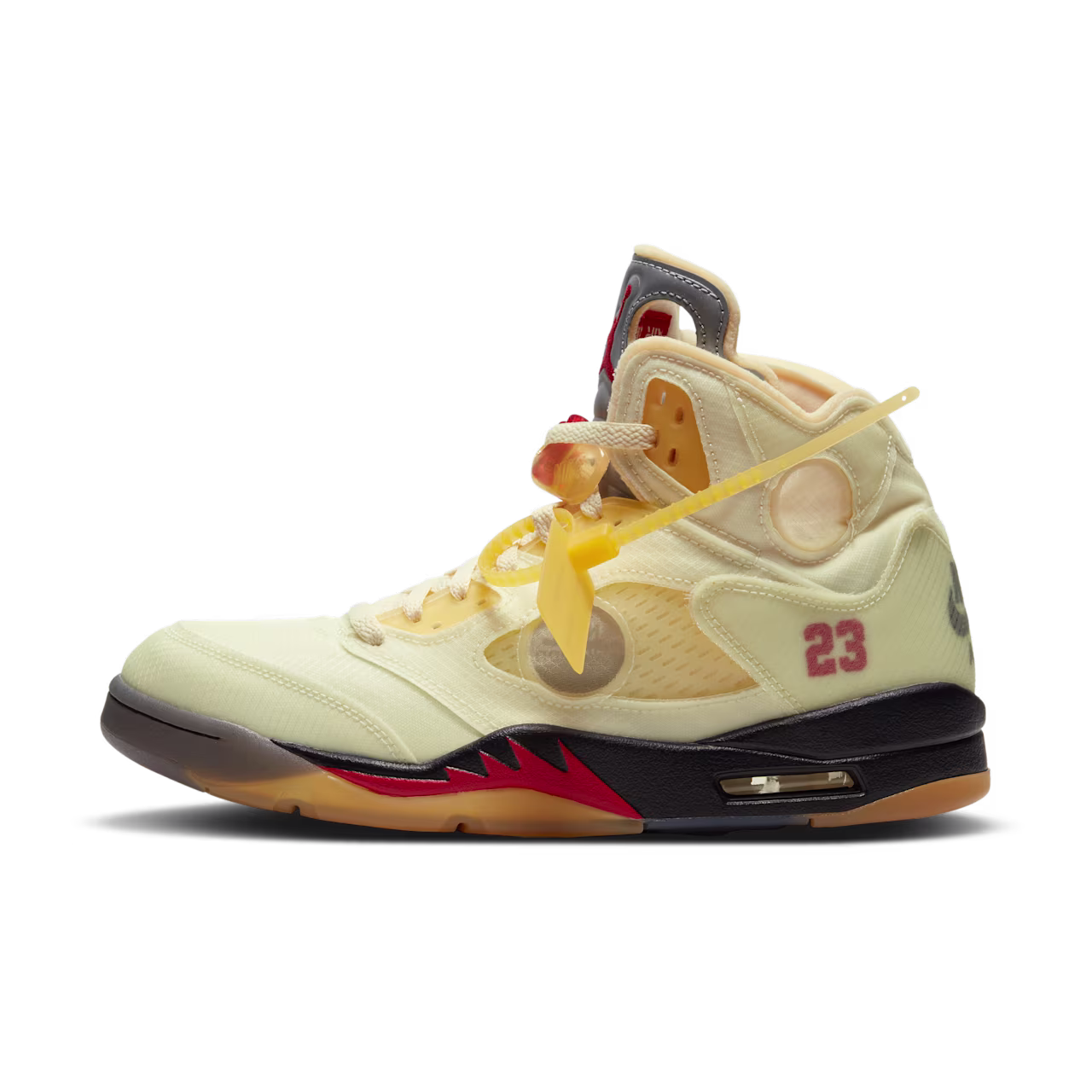 Off White X Jordan 5 'Sail' — Xotic Sneakers Chile