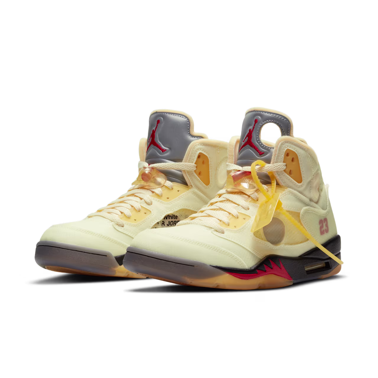 Off White X Jordan 5 'Sail' — Vista 4