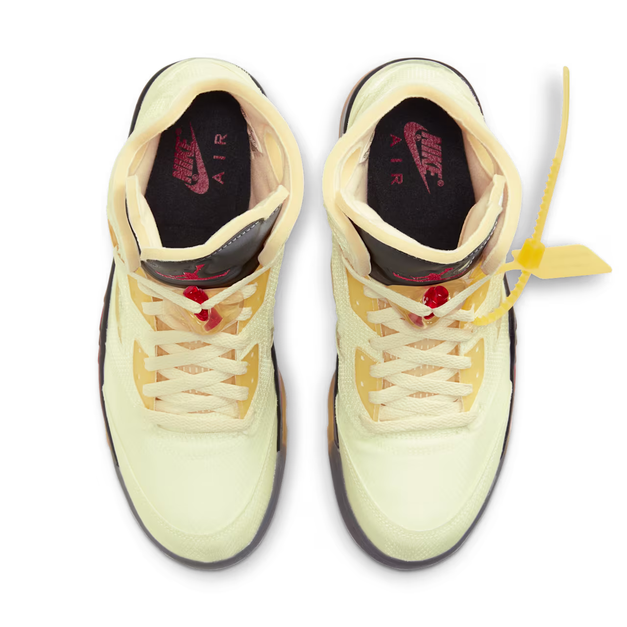 Off White X Jordan 5 'Sail' — Vista 6