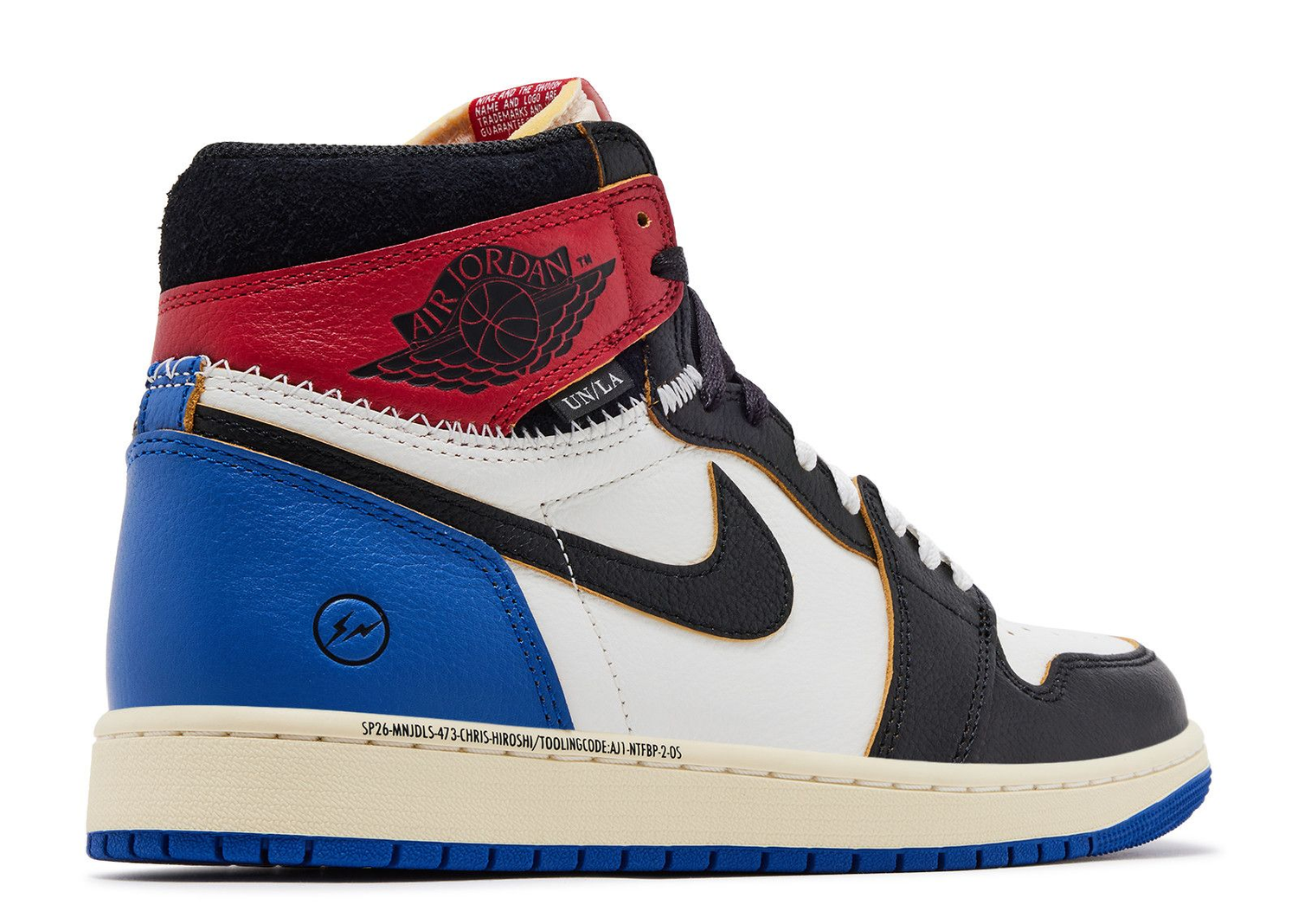 Union X Jordan 1 Retro High 'Varsity Red' — Vista 3