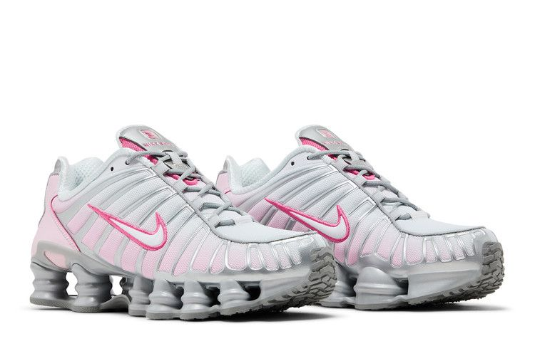Wmns Nike Shox Tl Metallic Platinum Pink Foam — Vista 9