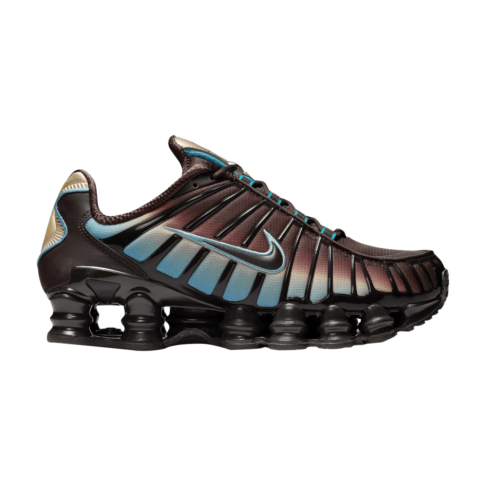 Wmns Nike Shox Tl Velvet Brown Denim Turquoise — Xotic Sneakers Chile