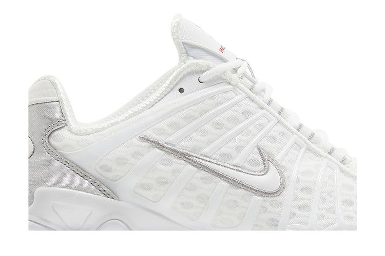 Wmns Nike Shox Tl White Silver — Vista 3